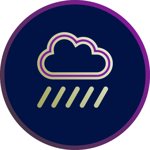rain cloud icon